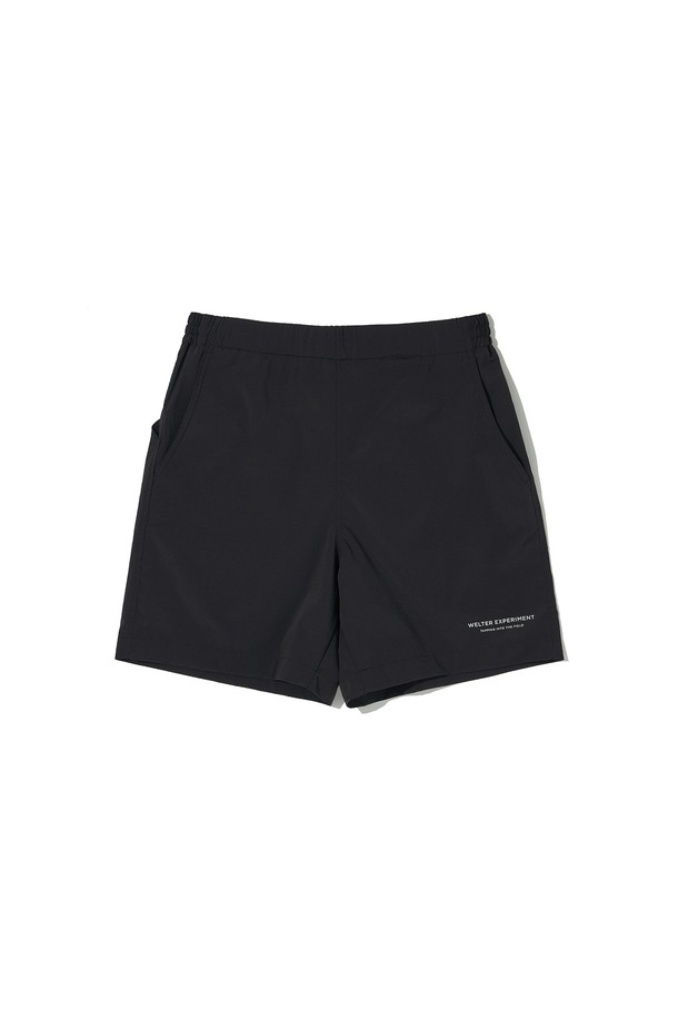 WELTER EXPERIMENT - 하프팬츠 - ATTABAD HIKE SHORTS_BLACK_WSP010