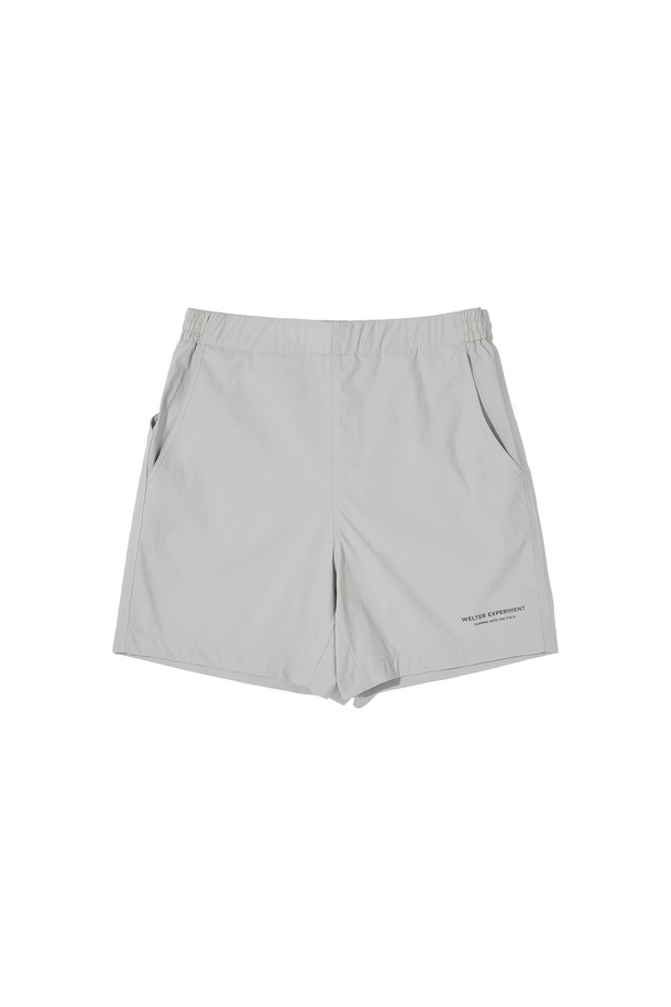 WELTER EXPERIMENT - 하프팬츠 - ATTABAD HIKE SHORTS_LIGHT GRAY_WSP011