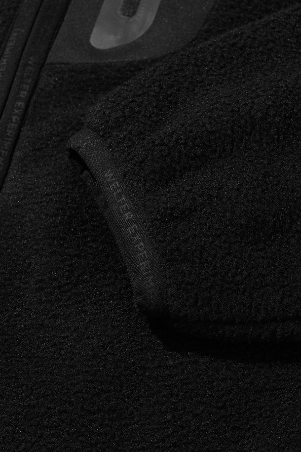 WELTER EXPERIMENT - 자켓 - REFLECTIVE POCKET CARDIGAN_BLACK_WOL083