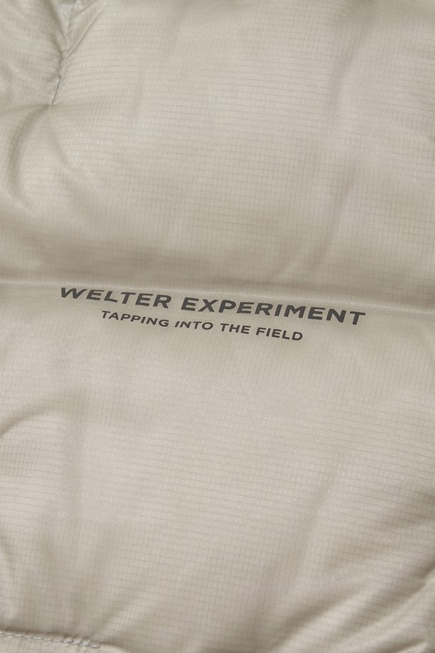 WELTER EXPERIMENT - 다운/패딩 - MITRE DUCK DOWN JACKET_LIGHT GRAY_WOL077