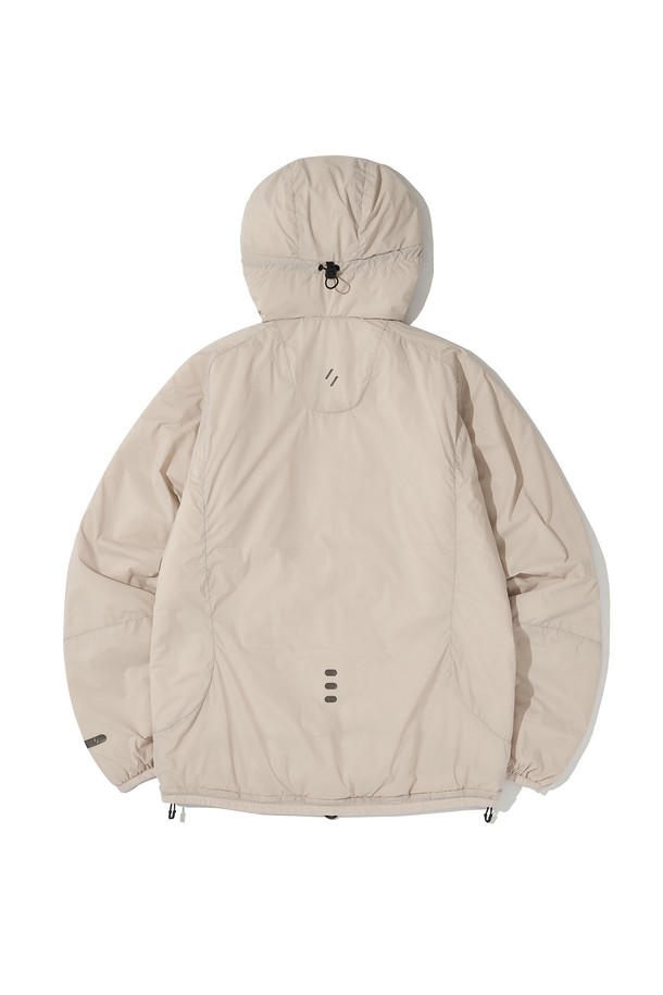 WELTER EXPERIMENT - 다운/패딩 - REFLECTIVE STITCH PRIMALOFT INSULATION JACKET_CREAM_WOL093