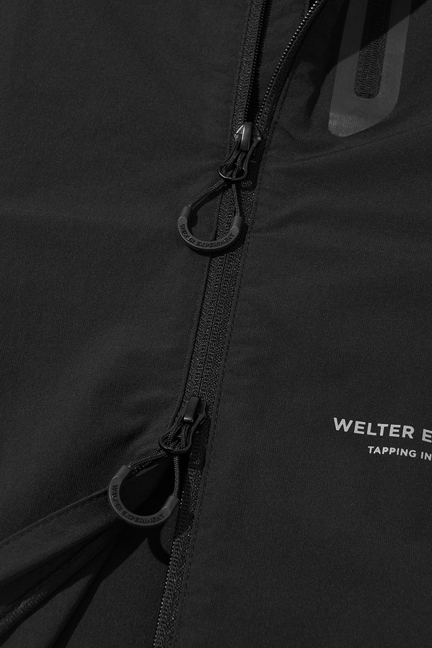 WELTER EXPERIMENT - 아노락/바람막이 - VEO FLEXABLE WINDBREAKER_BLACK_WOL074