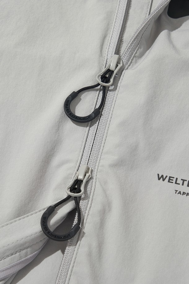 WELTER EXPERIMENT - 아노락/바람막이 - VEO FLEXABLE WINDBREAKER_LIGHT GRAY_WOL075