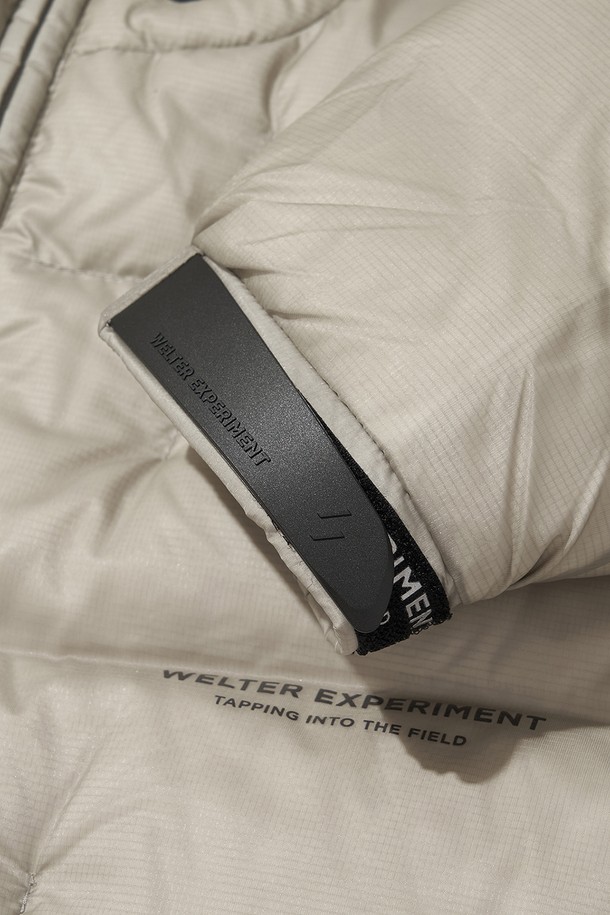 WELTER EXPERIMENT - 다운/패딩 - MITRE DUCK DOWN JACKET_LIGHT GRAY_WOL077