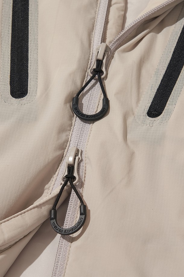 WELTER EXPERIMENT - 다운/패딩 - REFLECTIVE STITCH PRIMALOFT INSULATION JACKET_CREAM_WOL093