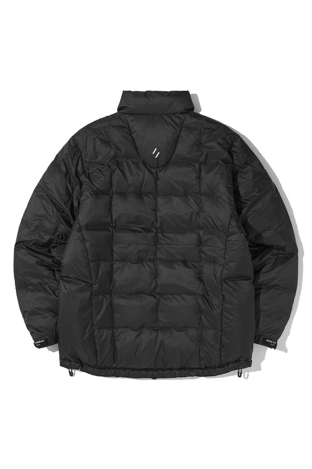 WELTER EXPERIMENT - 다운/패딩 - MITRE DUCK DOWN JACKET_BLACK_WOL076