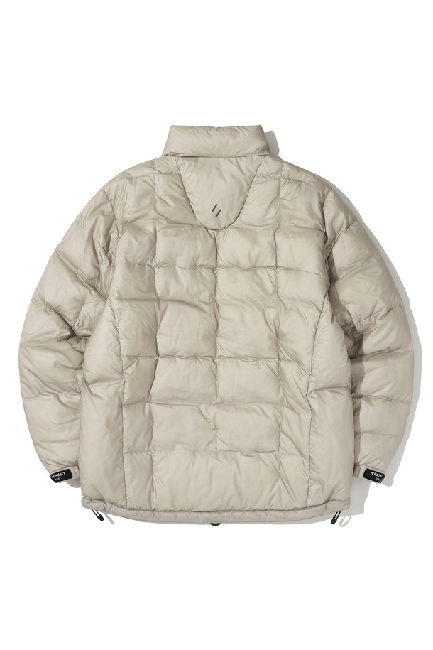 WELTER EXPERIMENT - 다운/패딩 - MITRE DUCK DOWN JACKET_LIGHT GRAY_WOL077