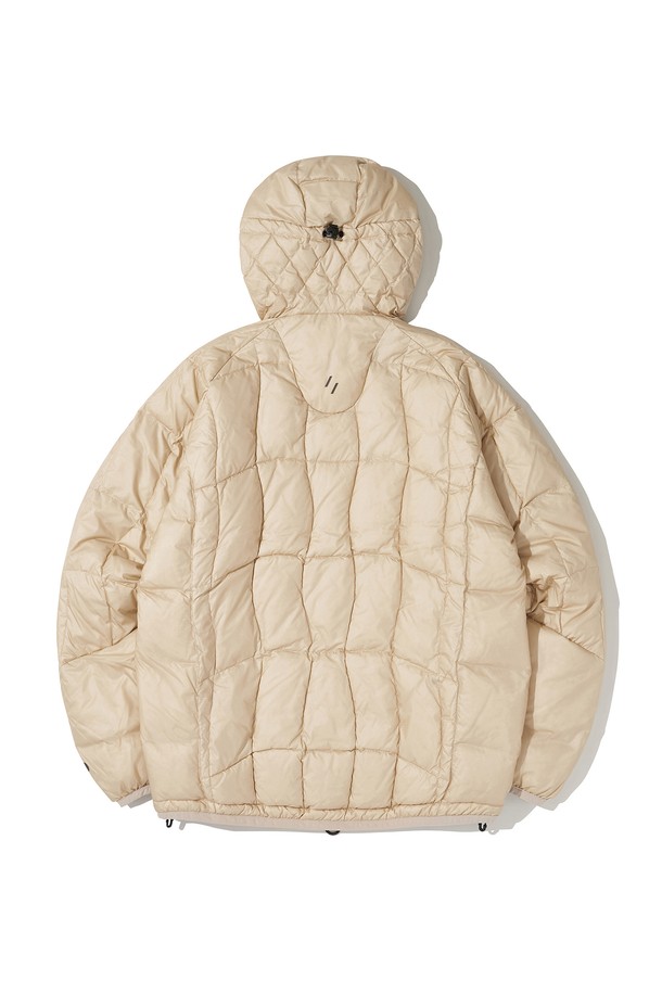 WELTER EXPERIMENT - 다운/패딩 - LAILA STITCH DUCK DOWN JACKET_CREAM_WOL079