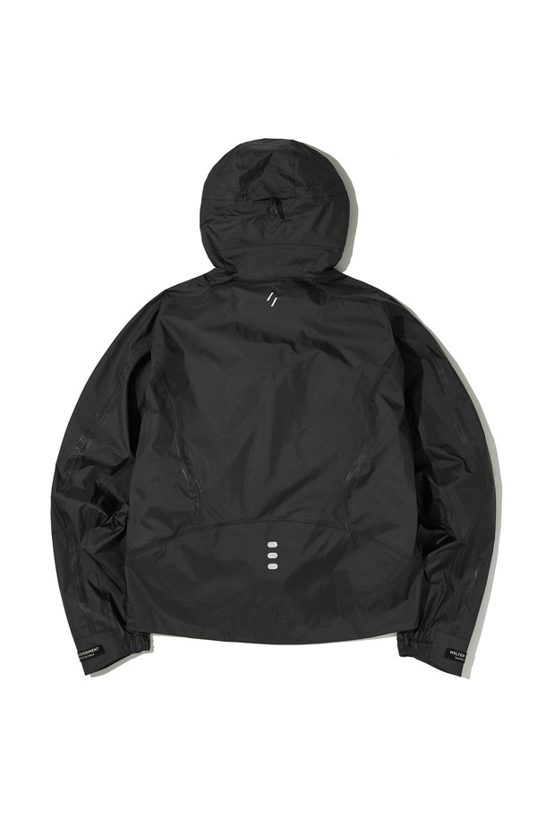 WELTER EXPERIMENT - 고어자켓 - WAVE POCKET JACKET_BLACK_WOL053