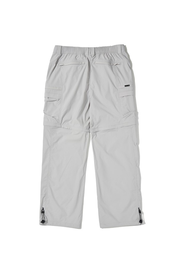 WELTER EXPERIMENT - 캐주얼팬츠 - DETACHABLE UTILITY PANTS_LIGHT GRAY_WPL038