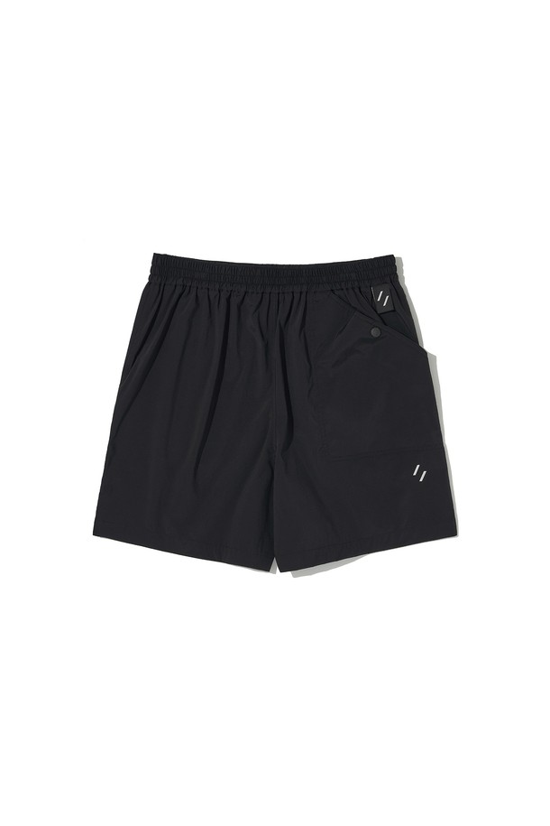 WELTER EXPERIMENT - 하프팬츠 - ATTABAD HIKE SHORTS_BLACK_WSP010