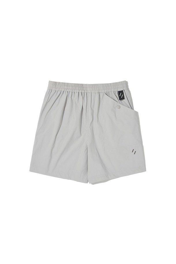 WELTER EXPERIMENT - 하프팬츠 - ATTABAD HIKE SHORTS_LIGHT GRAY_WSP011