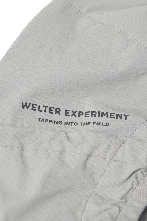 WELTER EXPERIMENT - 아노락/바람막이 - VEO FLEXABLE WINDBREAKER_LIGHT GRAY_WOL075