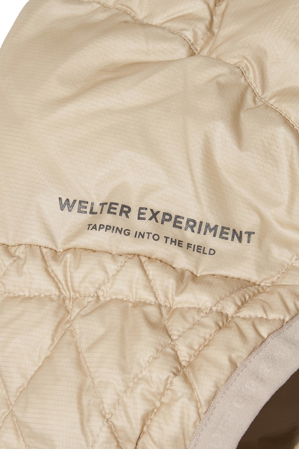 WELTER EXPERIMENT - 다운/패딩 - LAILA STITCH DUCK DOWN JACKET_CREAM_WOL079