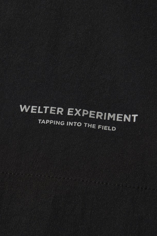 WELTER EXPERIMENT - 긴팔티셔츠 - ATTABAD STRETCH WINDBREAK PULLOVER_BLACK_WLT030