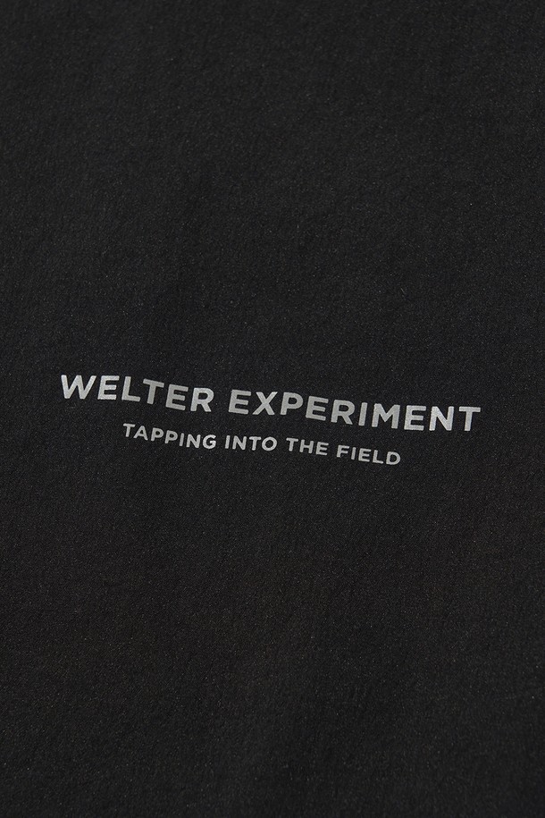 WELTER EXPERIMENT - 긴팔티셔츠 - BREATHABLE LONG SLEEVE PULLOVER_BLACK_WLT032