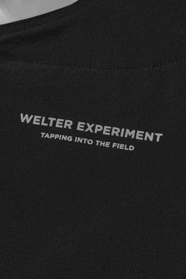 WELTER EXPERIMENT - 아노락/바람막이 - RIPSTOP STRETCH SOFT SHELL JACKET_BLACK_WOL069