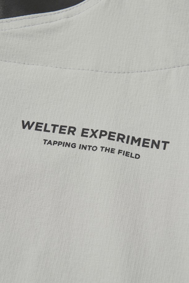 WELTER EXPERIMENT - 아노락/바람막이 - RIPSTOP STRETCH SOFT SHELL JACKET_LIGHT GRAY_WOL070