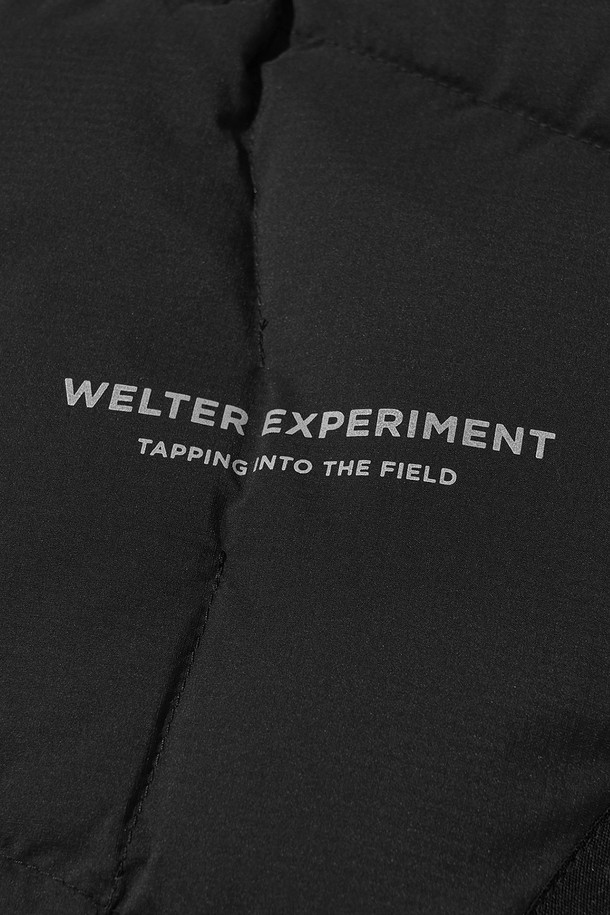 WELTER EXPERIMENT - 베스트 - LAILA STITCH DUCK DOWN VEST_BLACK_WOL081