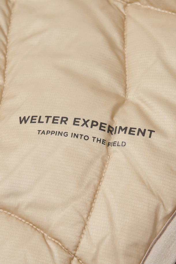 WELTER EXPERIMENT - 다운/패딩 - LAILA STITCH DUCK DOWN JACKET_CREAM_WOL079