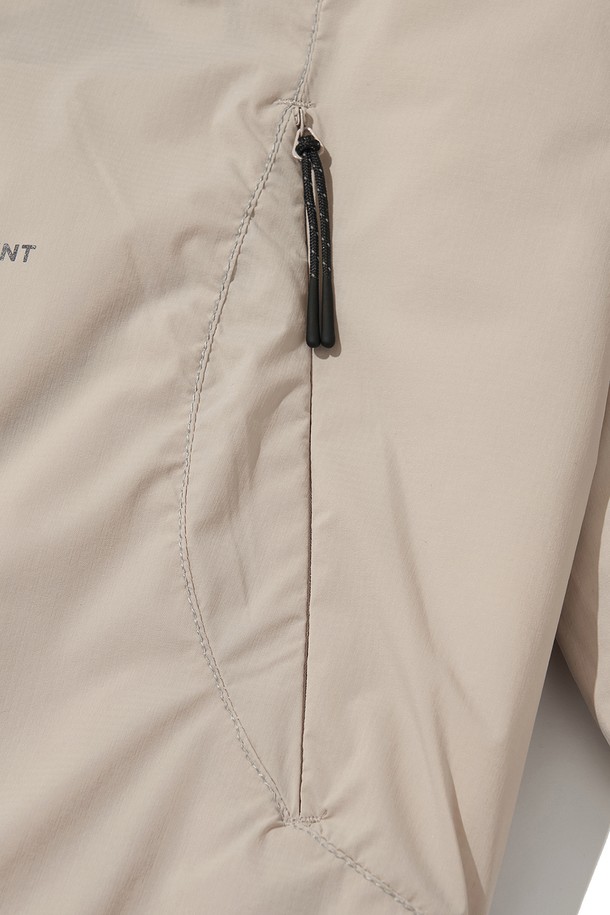 WELTER EXPERIMENT - 다운/패딩 - REFLECTIVE STITCH PRIMALOFT INSULATION JACKET_CREAM_WOL093