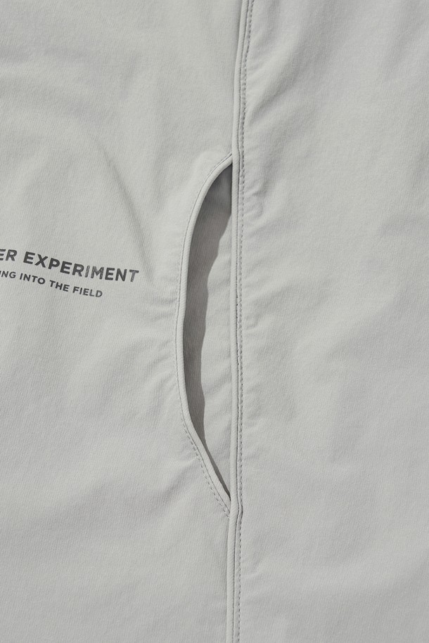 WELTER EXPERIMENT - 아노락/바람막이 - VEO FLEXABLE WINDBREAKER_LIGHT GRAY_WOL075