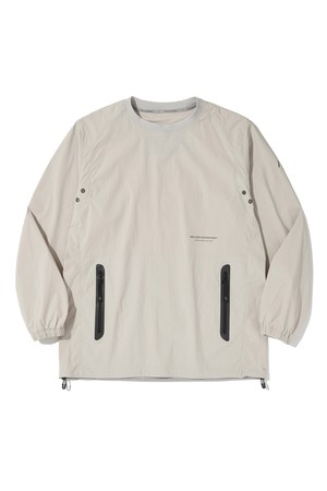 ATTABAD STRETCH WINDBREAK PULLOVER_CREAM_WLT031