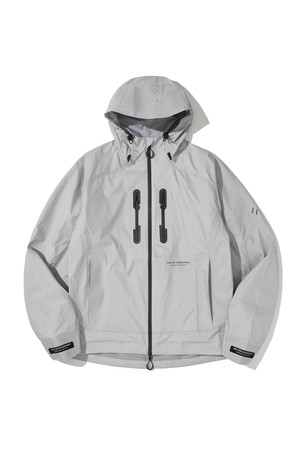 3LAYER REFLECTIVE STITCH JACKET_LIGHT GRAY_WOL056