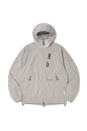 LIGHT PACKABLE WINDBREAKER_LIGHT GRAY_WOL059
