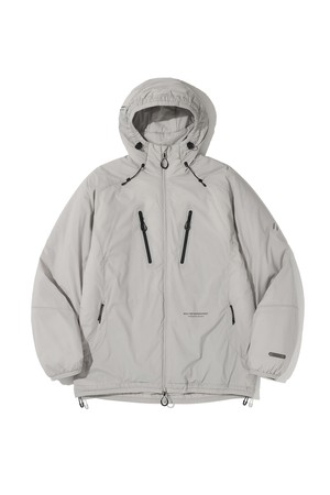 REFLECTIVE STITCH PRIMALOFT INSULATION JACKET LIGHT GRAY
