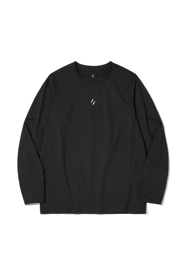 WELTER EXPERIMENT - 긴팔티셔츠 - HIVORA LONGSLEEVES T-SHIRT_BLACK