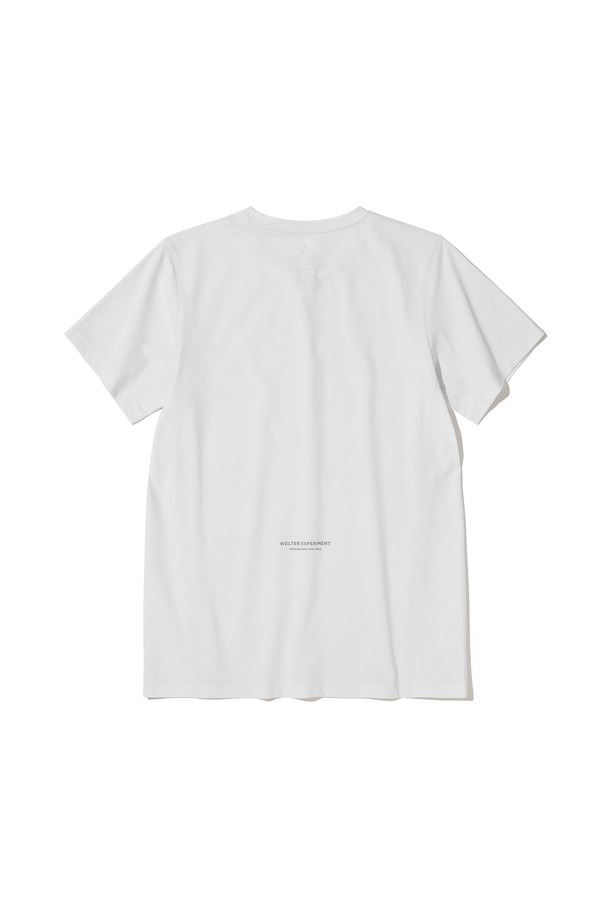 WELTER EXPERIMENT - 반팔티셔츠 - HIVORA T-SHIRT_WHITE
