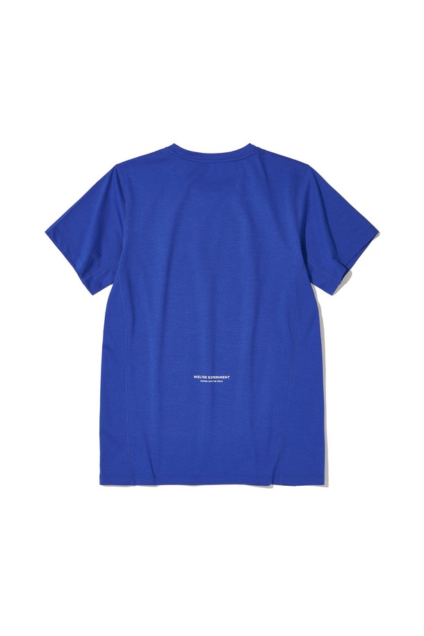 WELTER EXPERIMENT - 반팔티셔츠 - HIVORA T-SHIRT_BLUE