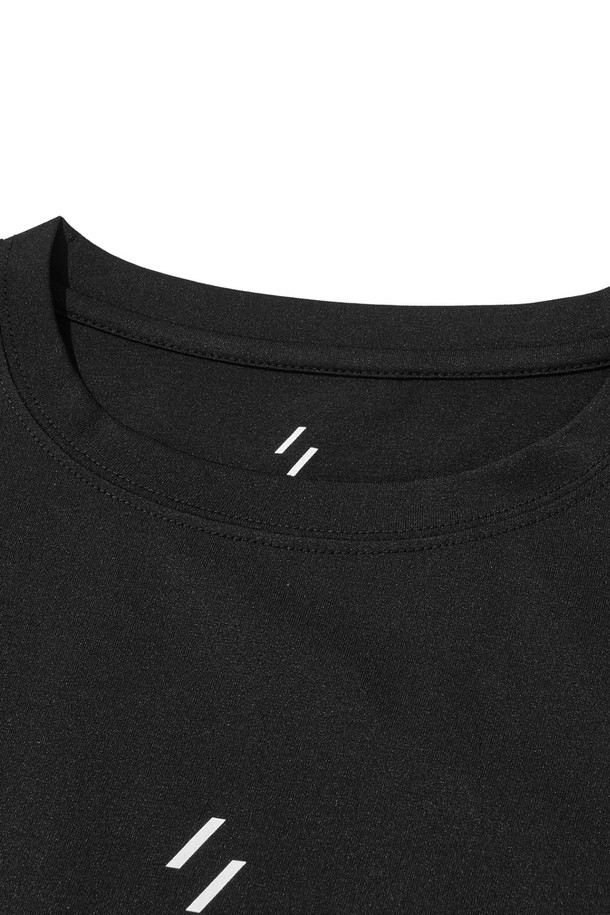 WELTER EXPERIMENT - 긴팔티셔츠 - HIVORA LONGSLEEVES T-SHIRT_BLACK