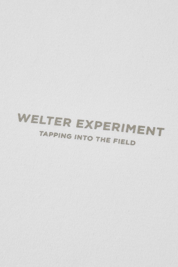 WELTER EXPERIMENT - 반팔티셔츠 - HIVORA T-SHIRT_WHITE