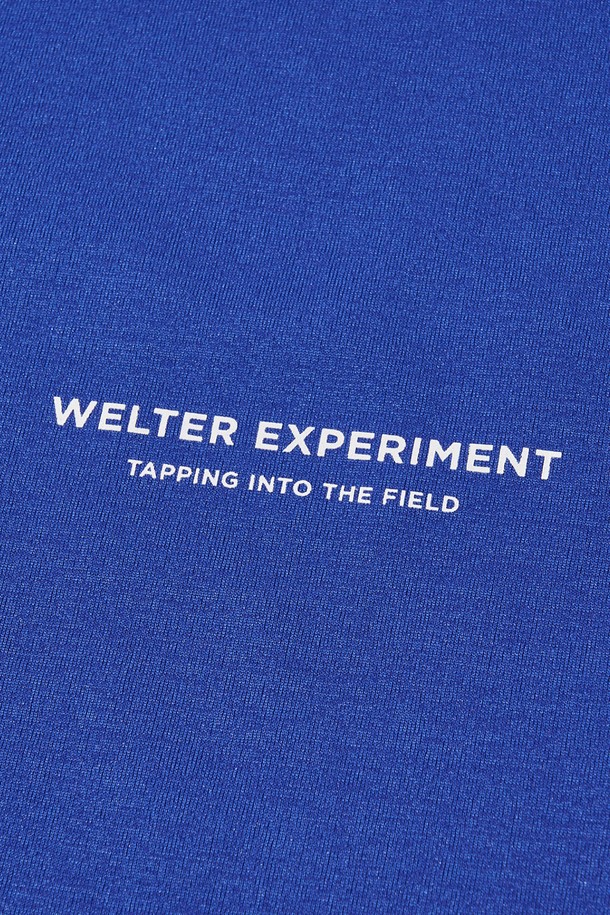 WELTER EXPERIMENT - 반팔티셔츠 - HIVORA T-SHIRT_BLUE