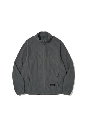 CALORA FLEECE FULL ZIP_CHARCOAL