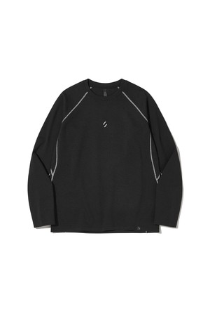 PONTEX LONG SLEEVES T-SHIRT_BLACK