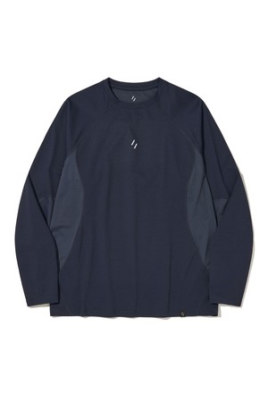 CLIMAFLOW LONG SLEEVE T-SHIRT_NAVY