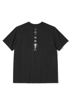 NAZCA VERTICAL SYMBOL T-SHIRT_BLACK