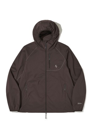 AIRBACK PERTEX LIGHT WINDBREAKER JACKET_BROWN