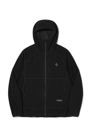 Thermosquare Fleece Zip Hoodie Black
