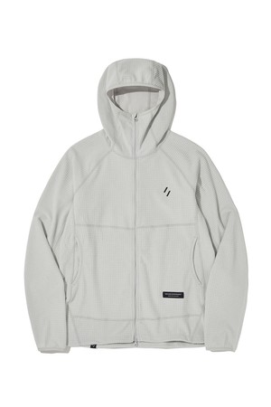 Thermosquare Fleece Zip Hoodie White