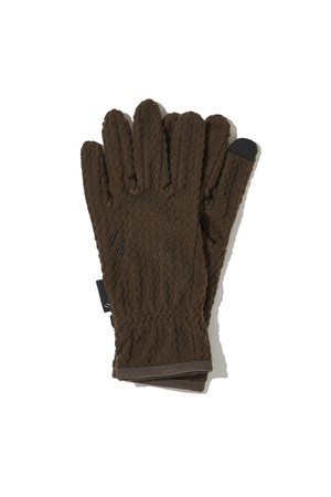 Calora Fleece Gloves Dark Brown