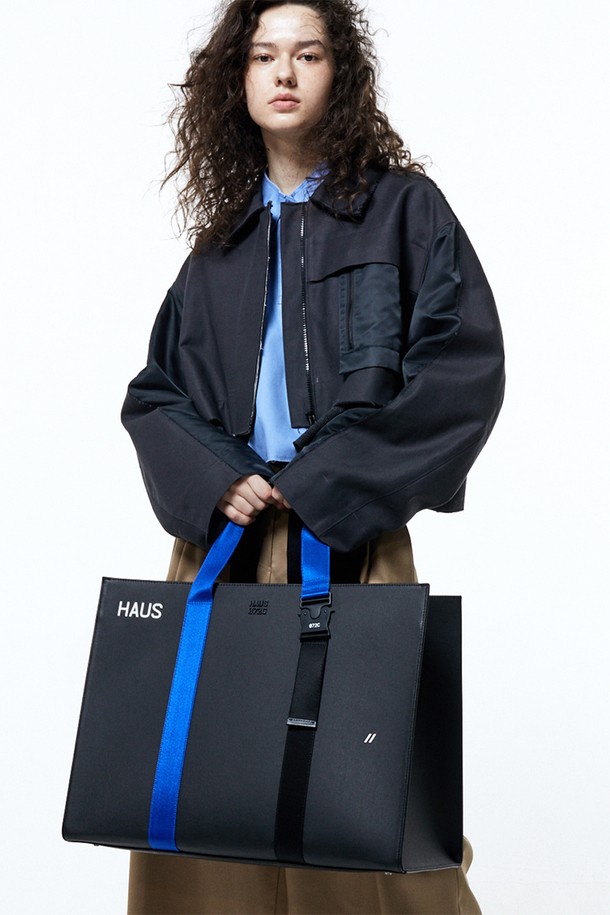 HAUS 072C - 토트백 - BIG TOTE BAG BLACK