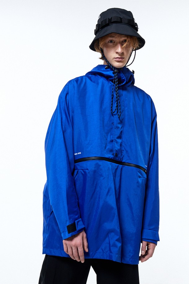 HAUS 072C] PANCHO.st GENDERLESS JACKET PADDING BLUE