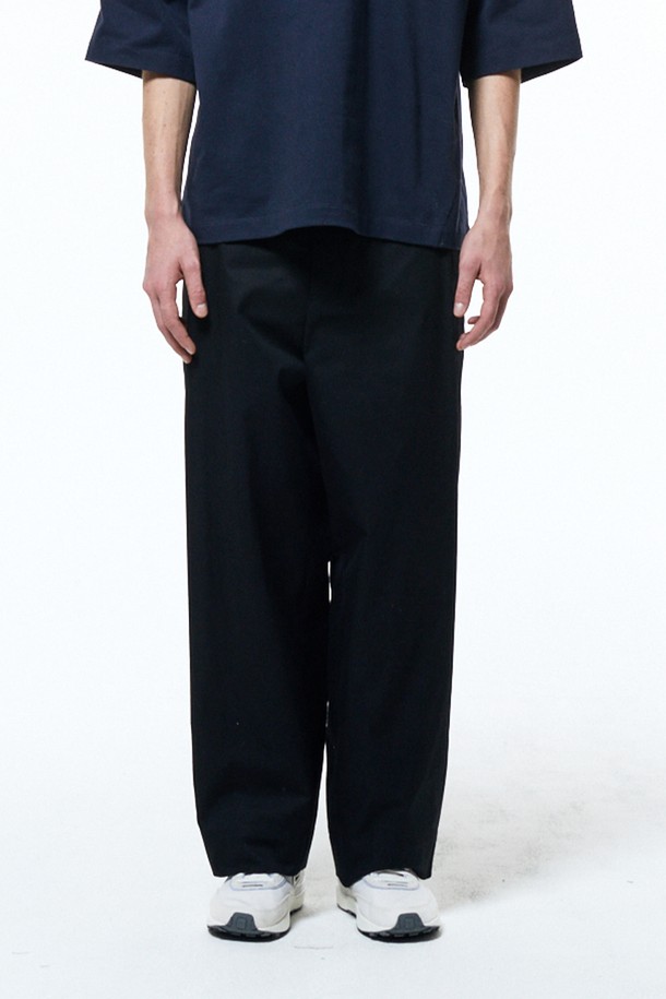 HAUS 072C - 캐주얼팬츠 - MEN`S COTTON PANTS BLACK