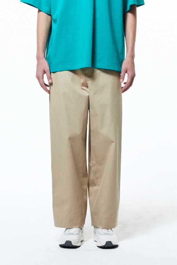 HAUS 072C - 캐주얼팬츠 - MEN`S COTTON PANTS BEIGE