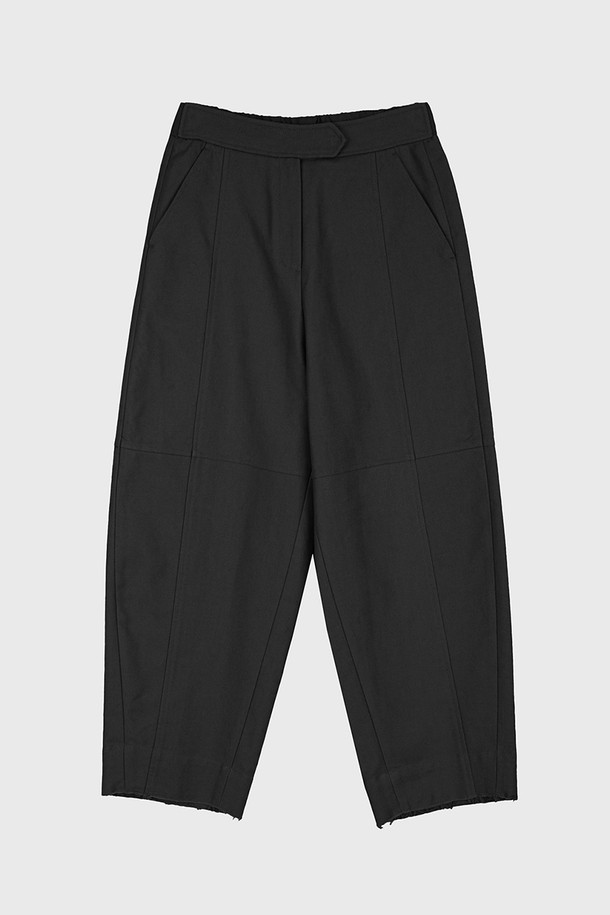 HAUS 072C - 롱/미디팬츠 - BEGGY FIT PANTS DARK GREY