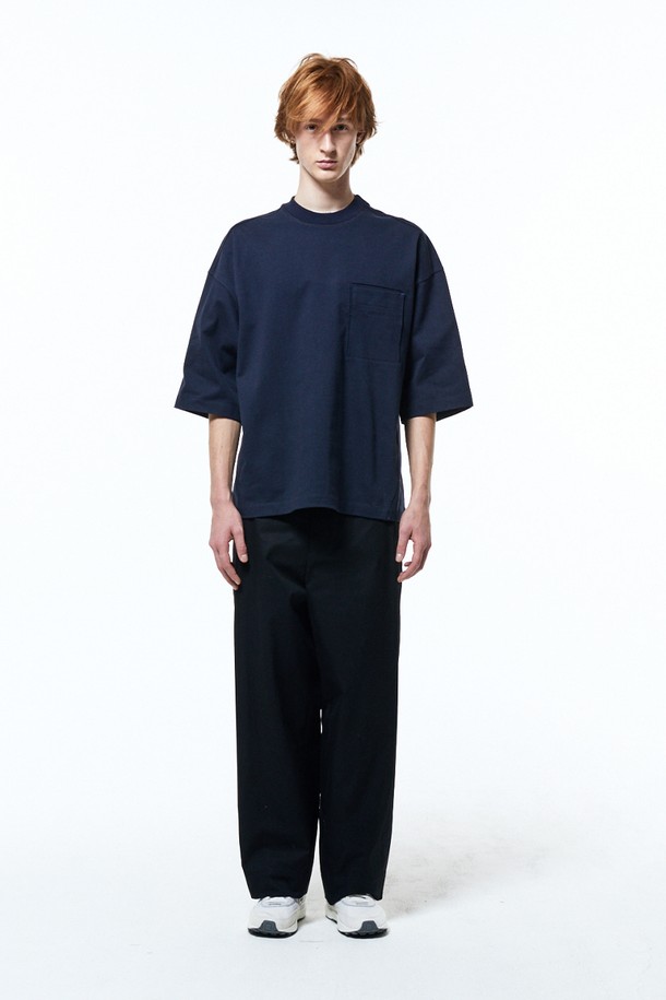 HAUS 072C - 캐주얼팬츠 - MEN`S COTTON PANTS BLACK